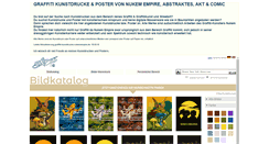 Desktop Screenshot of graffiti-kunstdrucke.nukemempire.de